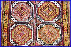 Fabulous Antique Kilim Yastik Rug Collector item Anatolian Soumak Kilim Yastik