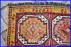 Fabulous Antique Kilim Yastik Rug Collector item Anatolian Soumak Kilim Yastik