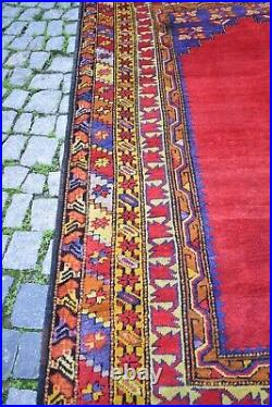 Fabulous Antique Rug Anatolian Awesome Rug Collector's Piece Konya Prayer Rug