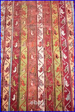 Fabulous Antique Turkish Mudjur Rug Collector Item Anatolian Fragment Carpet Rug