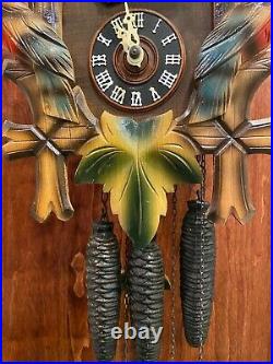 German Black Forest Regula Musical Cuckoo Clock 3 weight VERY NICE