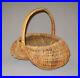 Great Old Antique Vtg Ca 1920s Willow Buttocks Basket Original Paint Very Nice