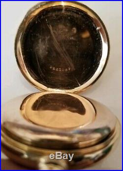 Hamilton scarce 21 jewel adj grade 993 gold filled hunter case (1917) very nice