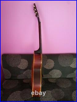 Harmony Broadway archtop guitar 1969 vintage USA neck reset done, very nice