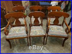 Henkel Harris 6 Solid Black Cherry Dining Chairs Very Nice Condition