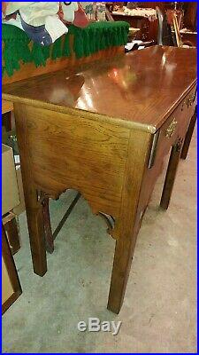 Henredon Long Couch / Hall Table with two Drawers Very Nice Table