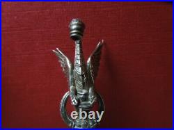 J2744 ANTIQUE SILVER Phoenix HANDCRAFTED VERY NICE DETAILED SEE DESCRIP