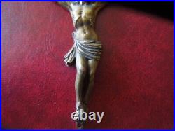 J4236 Antique Bronze Corpus Of Jesus Very Nice Detailed See Description