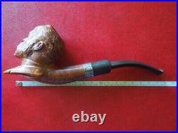 J5499 Antique/vtg King Edward Very Nice Carved Tabacco Pipe See Descr