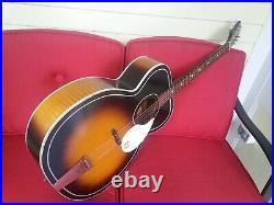 KAY JUMBO acoustic guitar 1960s vintage USA K8160 BIG 17 very nice