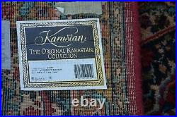 Karastan Rug original Collection 700/718 Medallion Kirman 8.8x12 Very Nice #585