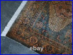 Large French 275x182 CM Antique Aztek Kilim Style Rug / Carpet Very Nicely Aged
