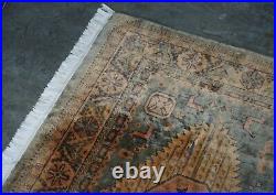 Large French 275x182 CM Antique Aztek Kilim Style Rug / Carpet Very Nicely Aged