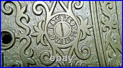 M & W Mallory & Wheeler Rim Lock 1870 Eastlake Complete Very Nice (11024)