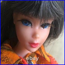 MOD Barbie TNT 1967 doll and 60's original clothes & some handmade, very nice
