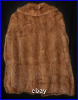 Mink Fur Coat Koslows Fort Worth Vintage Very Nice Medium