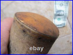 NICELY CARVED, Very Early REVOLUTIONARY WAR POWDER HORN, Musket, Rifle Militia