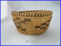 Native American Weave Basket PIMA BOWL Very Nice Design. Approx 2.5 T x 5 W