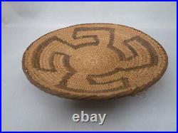 Native American Weave Basket PIMA Tray Very Nice Design. Approx 6W X 1 T