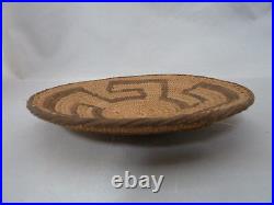 Native American Weave Basket PIMA Tray Very Nice Design. Approx 6W X 1 T
