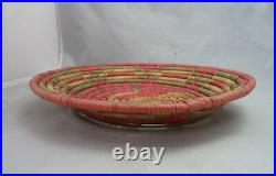 Native American Weave Tray Bowl. Very Nice Design. Approx 1.5 T & 11 D