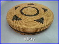Native American Weave Tray Bowl. Very Nice Design. Approx 1.5 T & 8.5 D