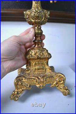 Nice Antique Baroque Monstrance, NO LUNA, Very Ornate (CU265) chalice co