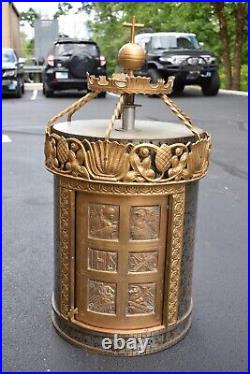 Nice Antique Tabernacle, Two Sided Openings, Very Nice! (AHB203) chalice co