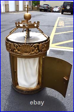 Nice Antique Tabernacle, Two Sided Openings, Very Nice! (AHB203) chalice co
