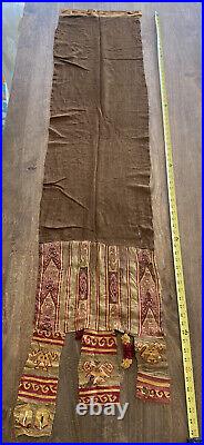 Nice and very large 6' Pre Columbian Textile