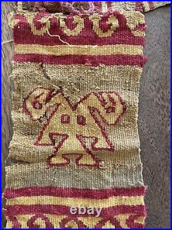 Nice and very large 6' Pre Columbian Textile
