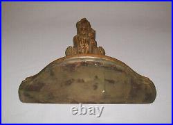 Old Antique Vtg 19th C 1800s Carved Wooden Swagged and Tasseled Shelf Very Nice