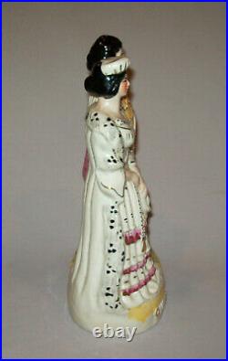 Old Antique Vtg 19th C Large Staffordshire Figure Quees Emperor Very Nice