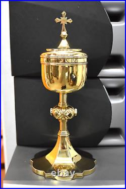 Older Antique Cup Sterling Ciborium, Very Nice! Marked Sterling (CU80)chalice co