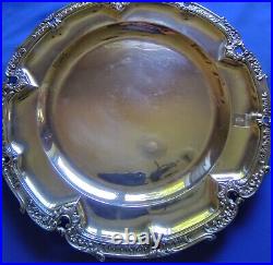 PUIFORCAT very nice 19 th C French Antique Sterling Silver Round plate