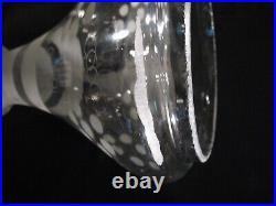 Pair Of Original Angle Lamp Bellflower Shades / Chimneys Very Nice Condition