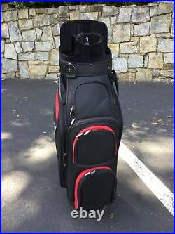 Ping staff Golf Bag Trailblazer W. 8 Way Divider Includes Rain Cover Very Nice