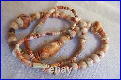 Precolumbian Shell necklace-Ancient Peru. 24 inches long-very nice