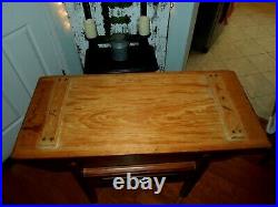 Primitive Wooden Dough Table-very Nice