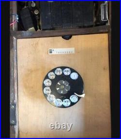 RARE Antique Vintage Kellog Crank Wall Telephone Very Nice Phone Model 20163