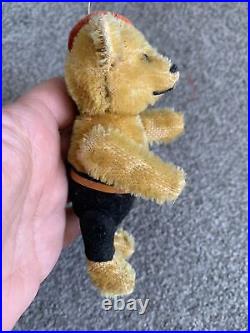 RARE Early ANTIQUE VINTAGE 1920S SCHUCO BELLHOP BEAR 5 Fully Jointed Very Nice