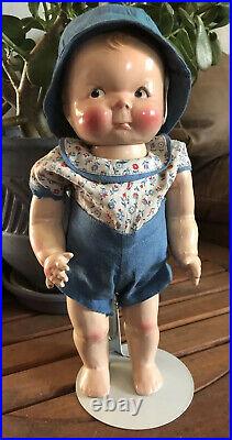 Rare 13 Puggy 1928-30 An American Character Doll by Petite. Very Nice Condition