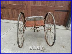 Rare Antique Child's Pedal Tricycle Velocipede Original Very Nice