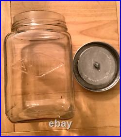 Rare Complete Lid and Bake Puck Very Nice Vintage Antique Aridor 1917 Candy Jar
