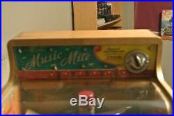Rare Vintage Antique Williams Music Mite Jukebox withpedestal. Very Nice Condition