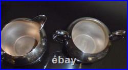 Silver, 5 Piece Tea Set with Tray (F. B. Rogers) No Monogram, Very Nice