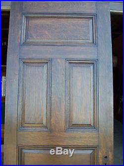 Solid Oak Int. Door 5 Raised panels very nice door (D 8)