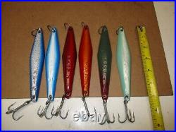 Tady Lures Vintage Tady 45 Surface Jigs Set Of 6- Jigs Very Nice