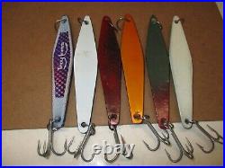 Tady Lures Vintage Tady 45 Surface Jigs Set Of 6- Jigs Very Nice