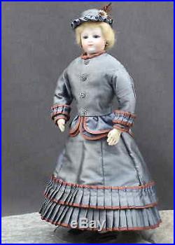 VERY NICE ANTIQUE FRENCH FASHION DOLL by E. BARROIS